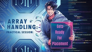 Array Handling Practical Session Backup | #dsa  #java #scalive