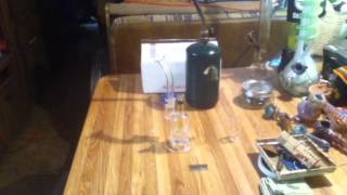 Oil glass contraptions dabber!dab sesh with my new dabber!4