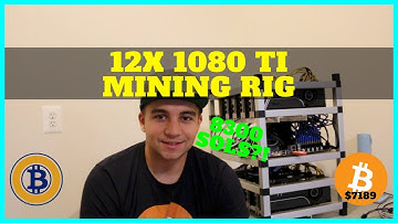 How To Build a 12+ Card GPU Nvidia 1080 TI Mining Rig - 8300 sols