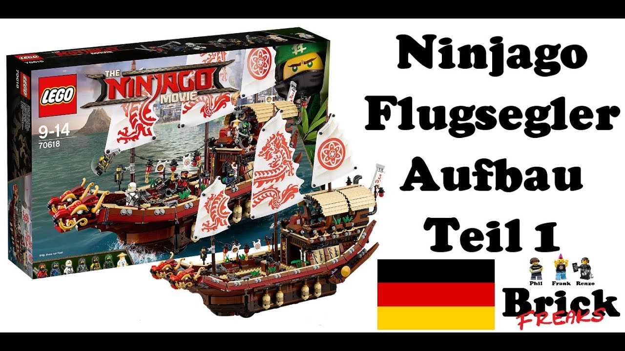 Lego 70618 Ninjago Flugsegler - Aufbau Teil 1 - YouTube