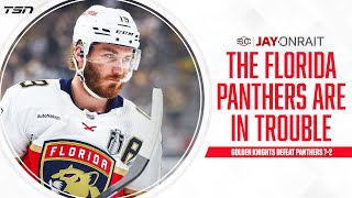 The Panthers are getting steamrolled by the Golden Knights in the Stanley Cup Final