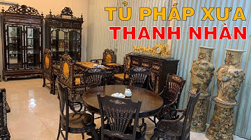 Tủ Pháp xưa ốc đỏ lửa, Đồng Hồ Châu Âu, Đồ Gốm - Đồ xưa Thanh Nhàn chào bán 6/12 | Đồ xưa Mekong