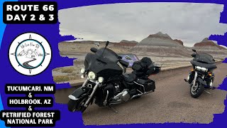 Route 66 Days 2 and 3.  Tucumcari NM to Holbrook AZ.  Exploring history along the way Tucumcari Treasures Route 66 634
