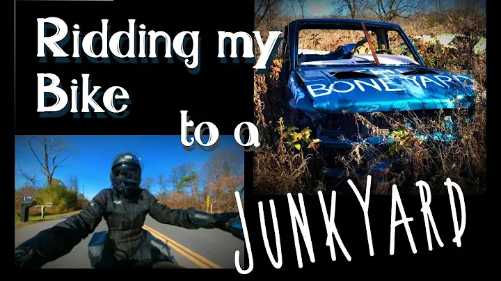 Riding my Boulevard C50T to a JunkYard | Motorcycle vlog