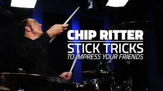 Stick Trick To Impress Your Friends With Chip Ritter - Drum Lesson Drumeo