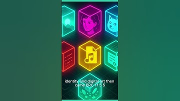 ERC-20 vs ERC-721 vs ERC-1155 Explained in 60 Seconds🔥 #shorts #crypto #blockchain  #ethereum #btc