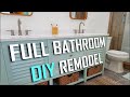 Completed DIY Bathroom