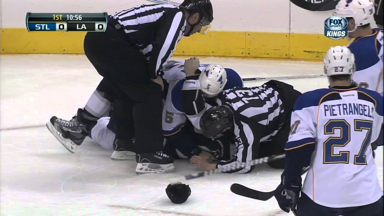 Canucks at Blues - Rick Rypien Vs Cam Janssen - 12.31.09 - HD 