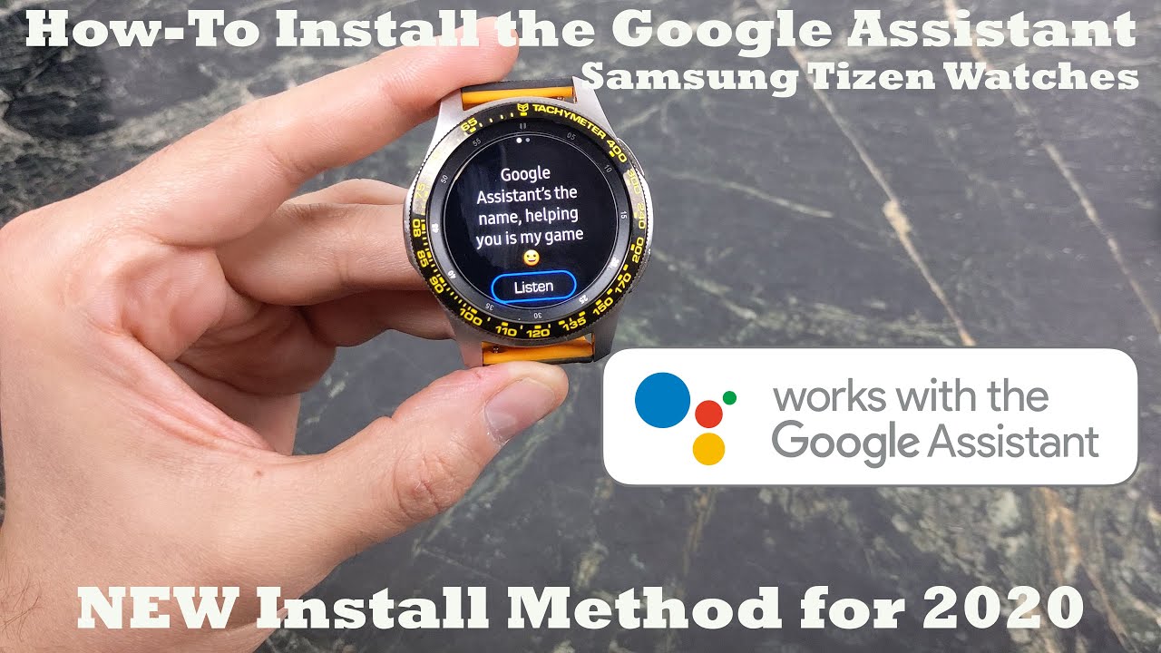 google assistant on samsung smart watch