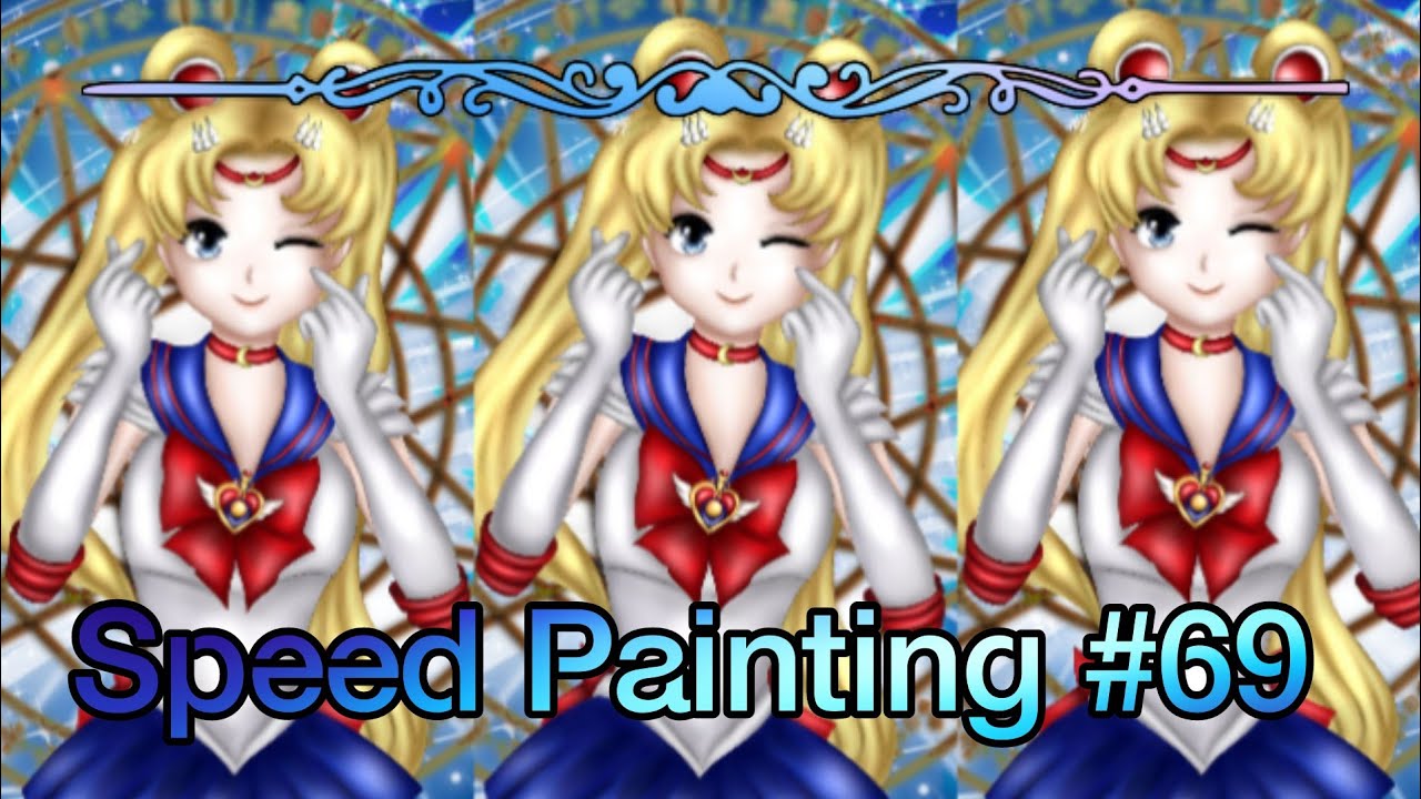 • Speed Painting #69 - ✨ Sailor Moon • 🌜| Ibis Paint X •