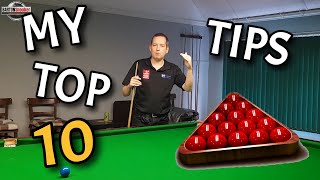 My Top 10 Snooker TIPS | Best Of BartonSnooker