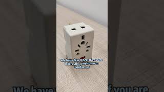 3 Pin Multi Plug Adapter with neon Hot sale