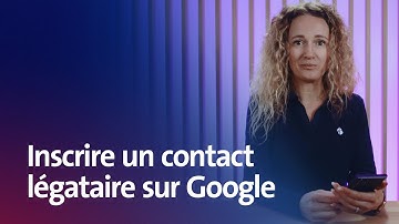 Comment inscrire un contact légataire sur Google? - Swisscom Help