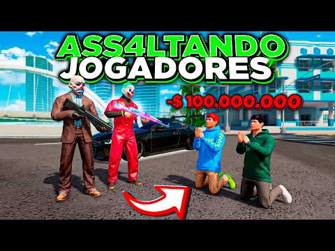 ASS4LTAND0 JOGADORES E ROUB4NDO DINHEIRO NA CIDADE DO FLEX CITY