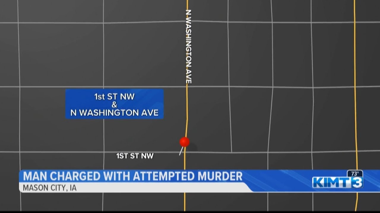 Mason City man charged with attempted murder - YouTube