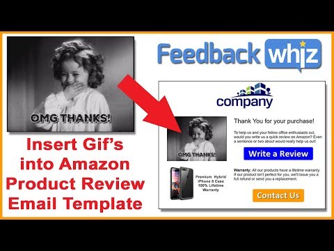 Insert Gifs into Amazon Product Review Email Template