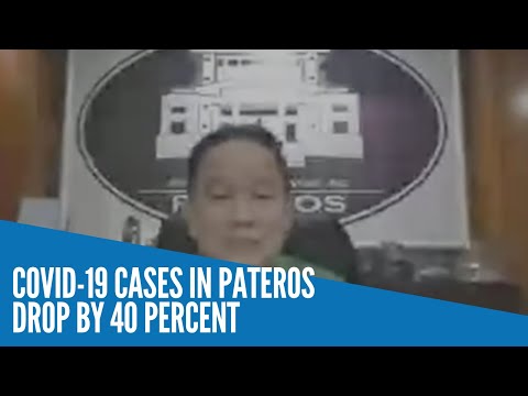 COVID-19 cases in Pateros drop by 40 percent