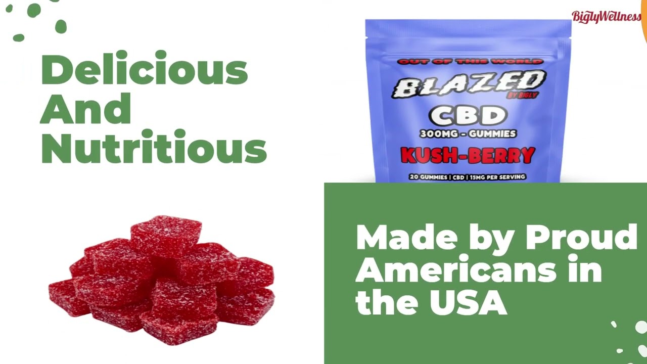 Blazed CBD Kush Berry Gummies