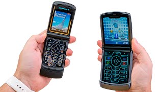 Wylsacom Видео Распаковка Motorola RAZR 5G 2020 с гибким экраном - спустя 16 лет все еще могёт. Возвращение легенды