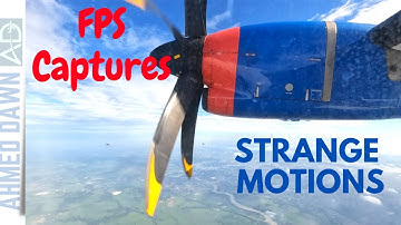 Camera Frame Rates Capture Airplane Propeller Strange Motions