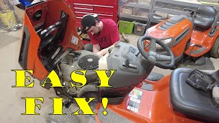 Husqvarna Mower Wont Start! | How to Fix a hard starting Husqvarna YTH22V26 Riding Mower