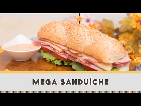 Mega Sanduíche - Receitas de Minuto #193