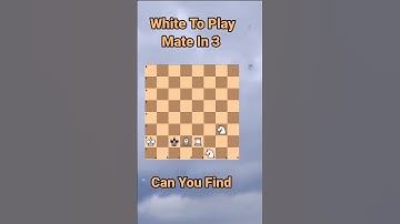 Mate In 3#chess #chesspuzzle