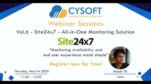 All in One Monitoring Solution - Site24x7