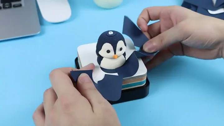 Omoshiroi Block#3D Notepad#Kawaii Stationery#Penguins#3D Memo Pads#3d Note Block#gift