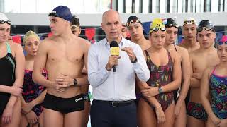Rodríguez Larreta inauguró la pileta olímpica para los Juegos Olímpicos de la Juventud