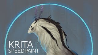 Fantasy Esk Creature • Krita Speedpaint by Noctualis 2,189 views 5 years ago 3 minutes, 6 seconds