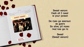 ENHYPEN (엔하이픈) - Sweet Venom (Easy Lyrics)