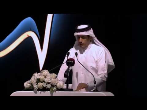 كلمة الشيخ حمد بن ثامر آل ثاني افتتاح منتدى الجزيرة الحادي عشر