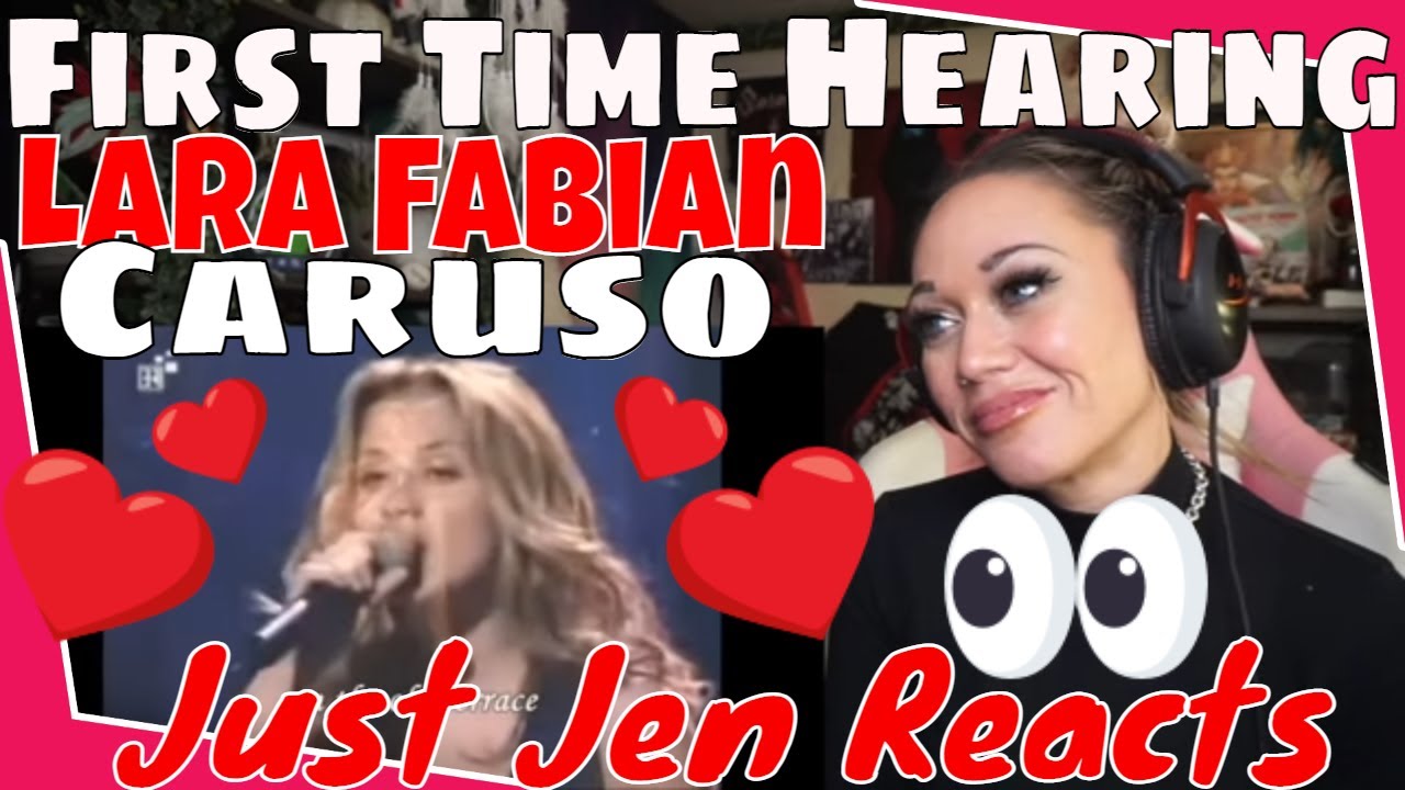 Лара Фабиан Карузо РЕАКЦИЯ | Первое слушание | Просто Джен реагирует