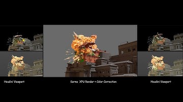 PYRO - RBD || Building Destruction - Explosion - Karma XPU [ HIP File Available ]