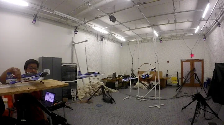 Small Drone Dodging Obstacles at High Speed using Funnel Libraries