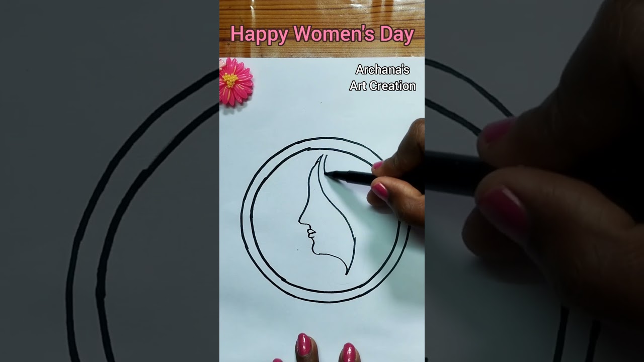 Women's Day Special Drawing/Happy women's day 