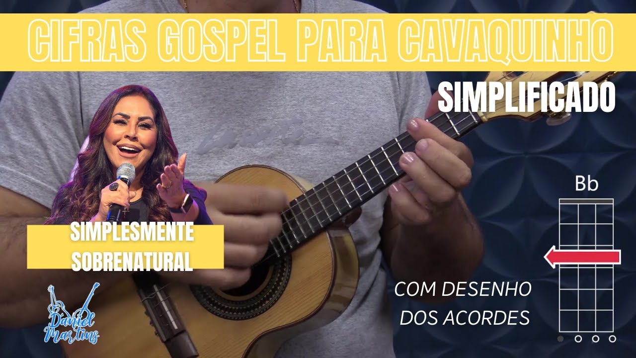 Simplesmente Sobrenatural - Aula de cavaquinho com desenho dos acordes