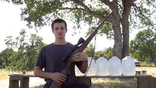 .223 Hornady 52 grain ELD Match water jug penetration test