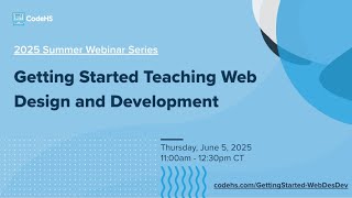 Getting Started Teaching Web Design and Development