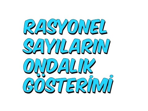 7.Sınıf Matematik | 7dk'da Rasyonel Sayıların Ondalık Gösterimi