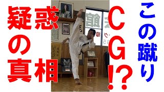 【ＣＧ疑惑！？】上段回し蹴りの真相に迫る！