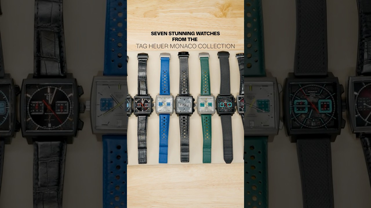 Seven Stunning TAG Heuer Monaco Watches l SwissWatchExpo