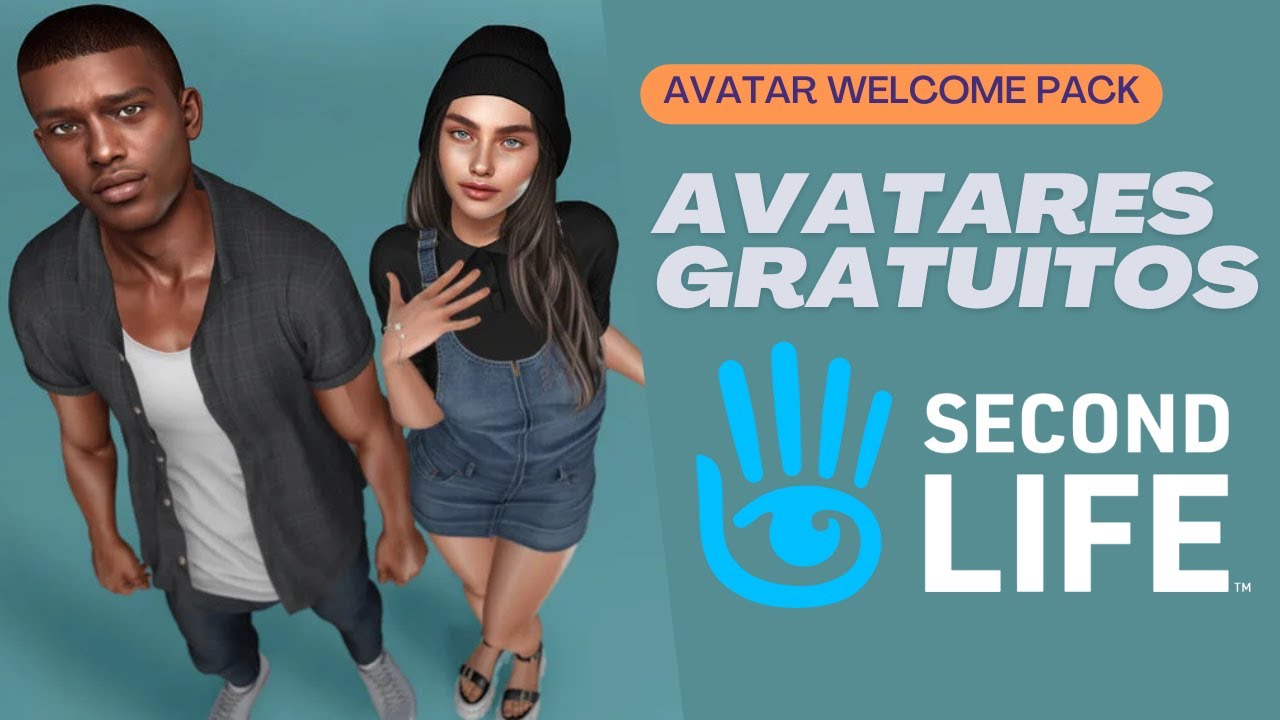 NOVOS AVATARES TOTALMENTE GRATUITOS NO SECOND LIFE - AVATAR WELCOME PACK