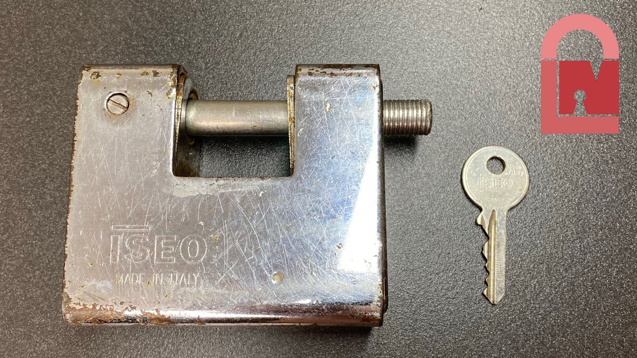 ISEO Boxer Armoured Shutter lock Pick and Gut - YouTube