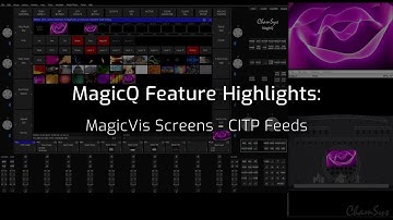 MagicQ Feature Videos: Inserting Screens into MagicVis with Media content (CITP)