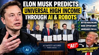 Elon Musk Predicts “Universal High Income” Through AI & Robots | Future of Jobs Explained