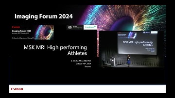 Musculoskeletal MRI in high-performance athletes (Dr. Sandra Mecho)