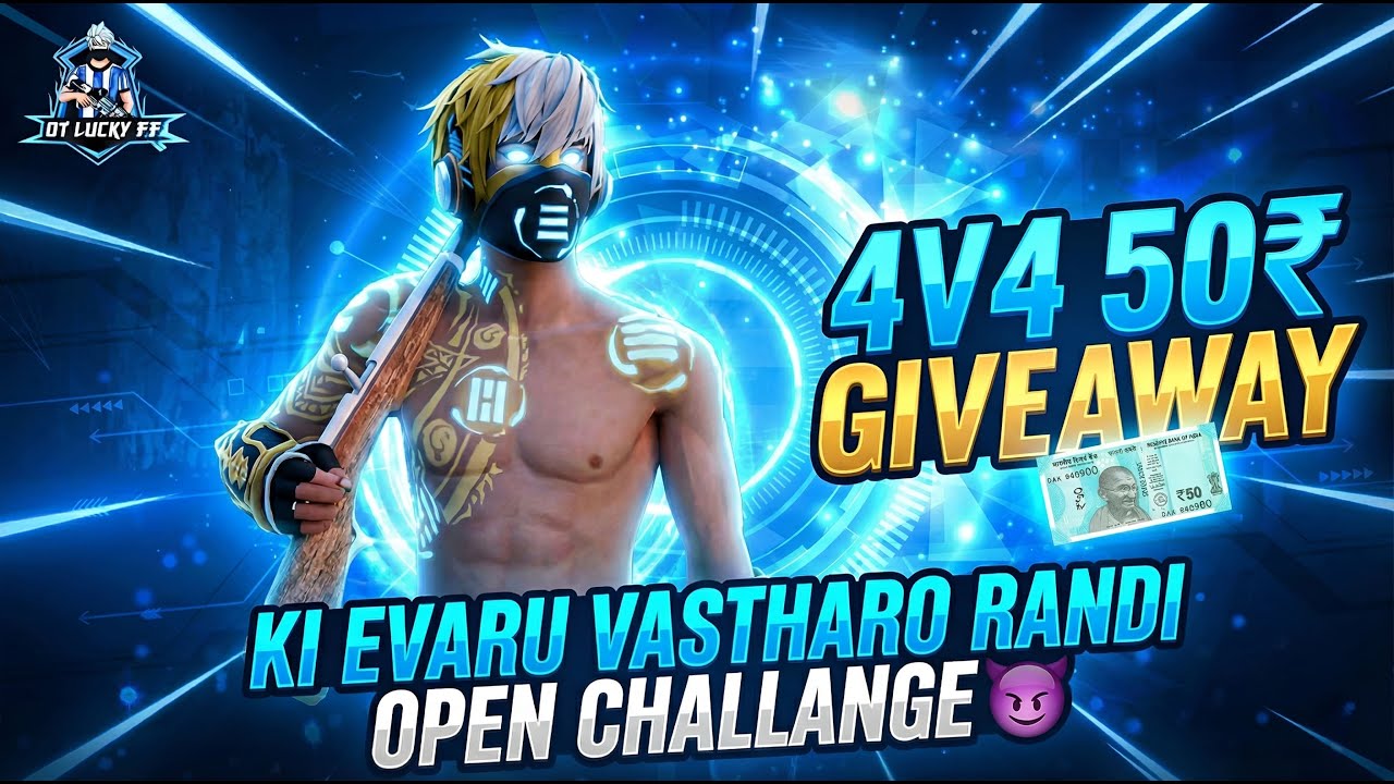 4 VS 4 KOTTU 50 PATTU 💵  #otluckyff #freefire#trending#garena