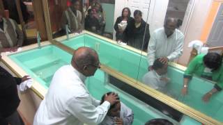 Water Baptism in the Name of JESUS 11/15/14 - Salvation Apostolic Temple Church
